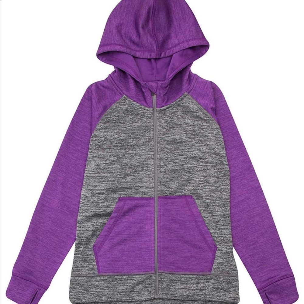 Head Girls Purple and Gray Hoodie Size Small